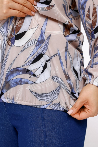 Блуза La rouge 6315 лиловый - фото 2