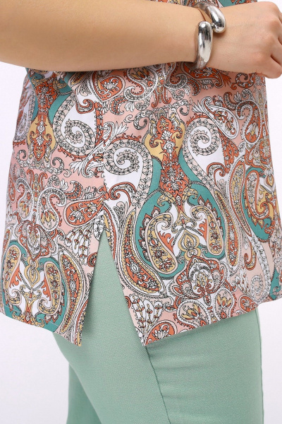 Блуза La rouge 6322 розовый - фото 8