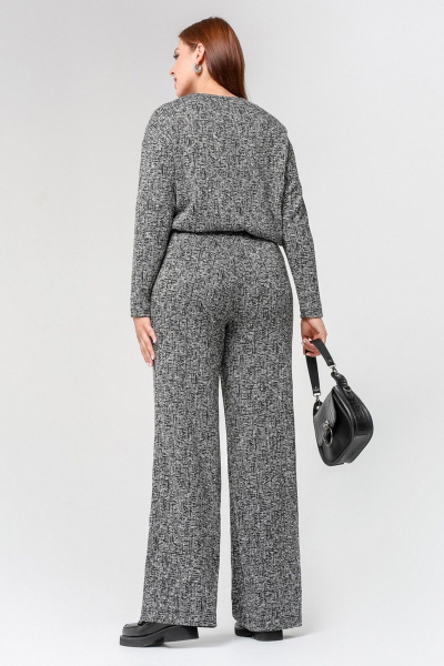 Брюки La rouge 8049 серый-меланж - фото 3