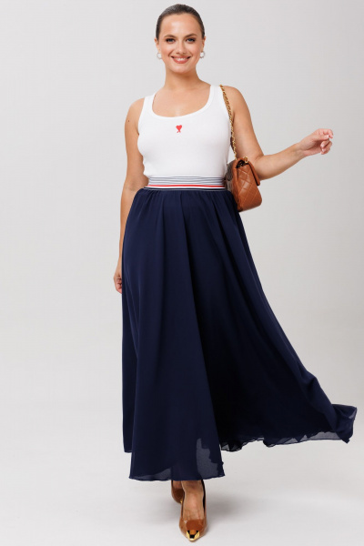 Юбка Anastasia 1263 темно-синий - фото 1