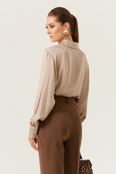 Блуза Панда 103040 бежевый - фото 4