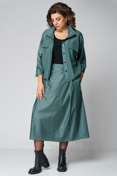 Жакет, юбка Мишель стиль 1293 полынь - фото 11