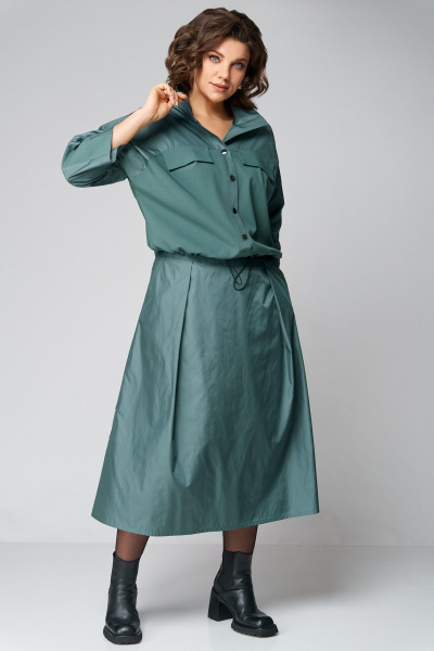 Жакет, юбка Мишель стиль 1293 полынь - фото 5