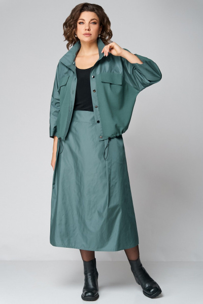 Жакет, юбка Мишель стиль 1293 полынь - фото 3