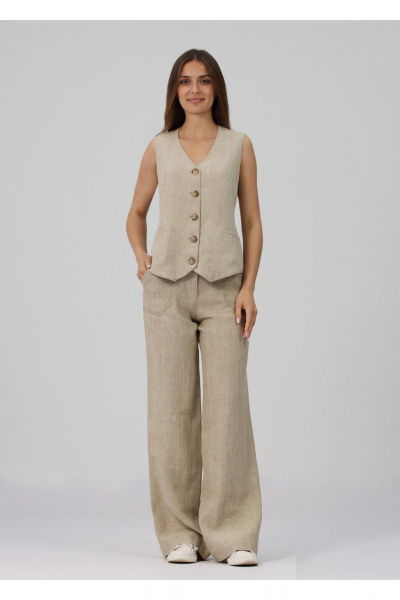 Брюки Полинушка 499б светлый - фото 1