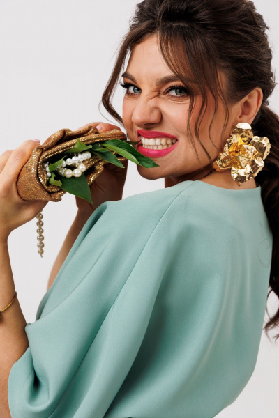 Платье Anelli 1391.2 океанская_волна - фото 9