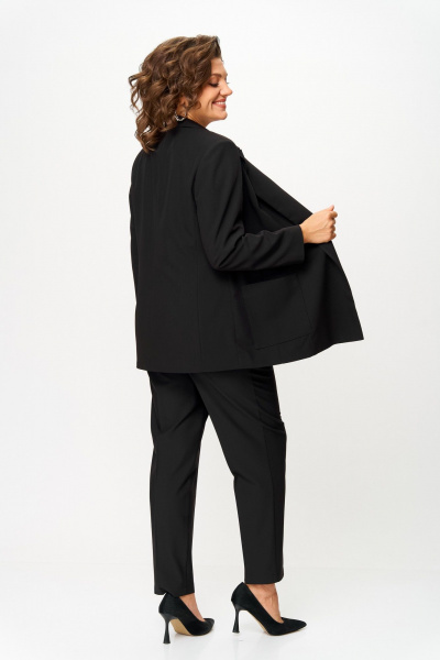 Брюки, жакет ANASTASIA MAK 1141-А черный - фото 8