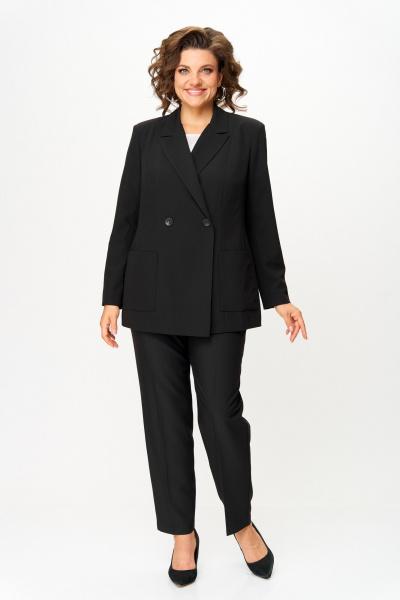 Брюки, жакет ANASTASIA MAK 1141-А черный - фото 5