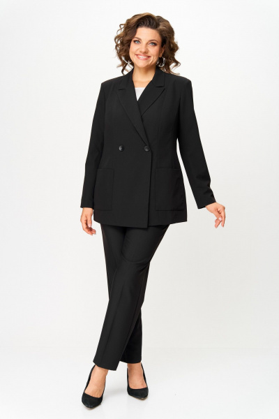 Брюки, жакет ANASTASIA MAK 1141-А черный - фото 1