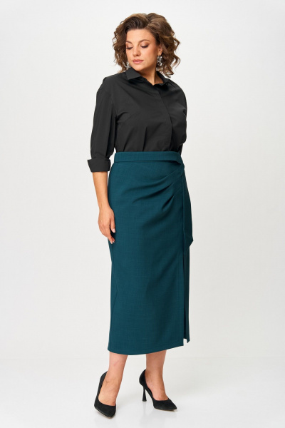 Юбка ANASTASIA MAK 1146-2 зеленый - фото 8