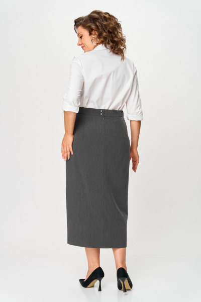 Юбка ANASTASIA MAK 1146-2 серый - фото 11