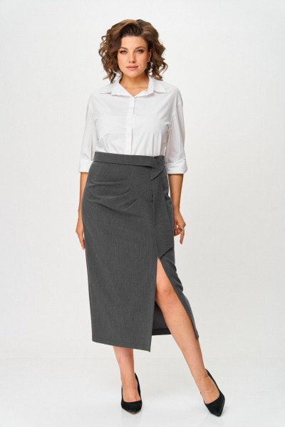 Юбка ANASTASIA MAK 1146-2 серый - фото 1