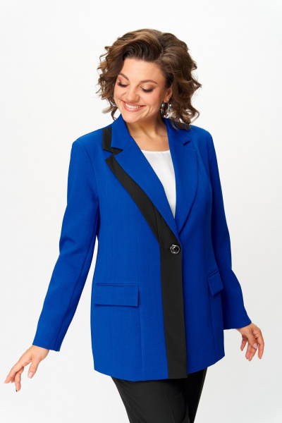 Брюки, жакет ANASTASIA MAK 1244 василёк - фото 5