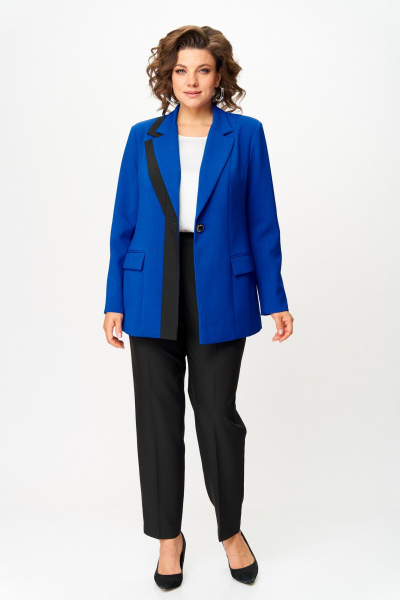 Брюки, жакет ANASTASIA MAK 1244 василёк - фото 2