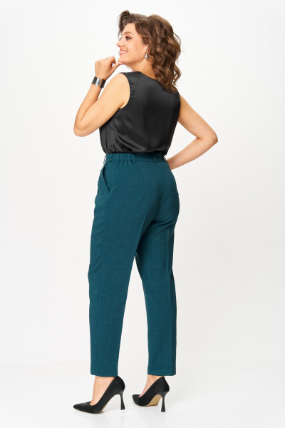Брюки ANASTASIA MAK 1244-2 зеленый - фото 11