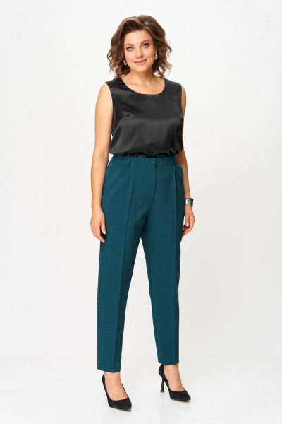 Брюки ANASTASIA MAK 1244-2 зеленый - фото 1