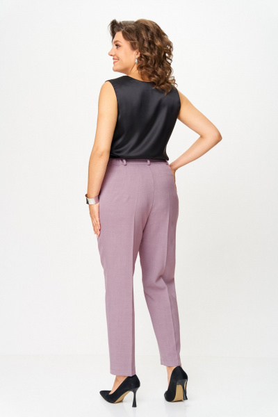 Брюки ANASTASIA MAK 1244-2 пудра - фото 7