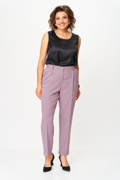 Брюки ANASTASIA MAK 1244-2 пудра - фото 1