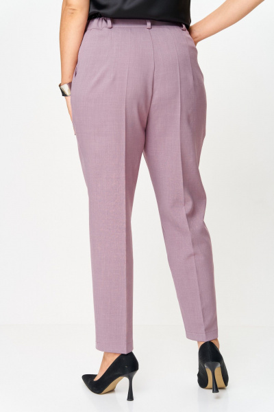 Брюки ANASTASIA MAK 1244-2 пудра - фото 4