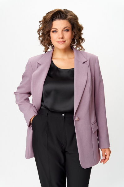 Жакет ANASTASIA MAK 1248 пудра - фото 6