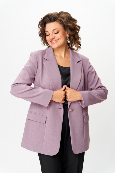 Жакет ANASTASIA MAK 1248 пудра - фото 5