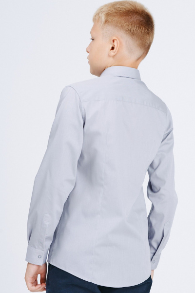 Рубашка Nadex 41-104311/202-25 пепельный - фото 4