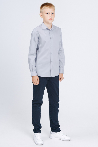 Рубашка Nadex 41-104311/202-25 пепельный - фото 2