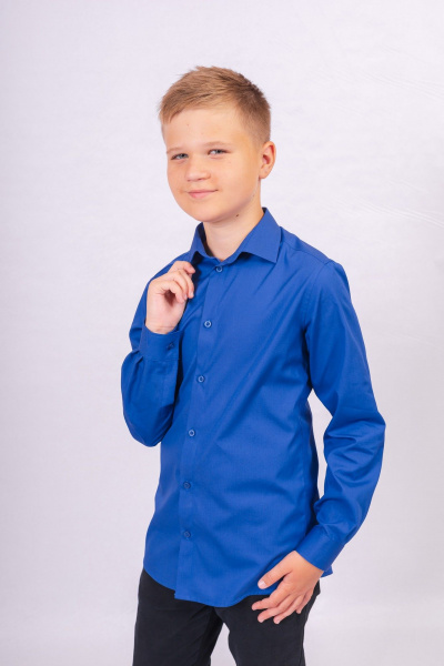 Рубашка Nadex 41-104411/202-25 васильковый - фото 2