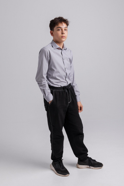 Рубашка Nadex 41-104411/202-25 пепельный - фото 3