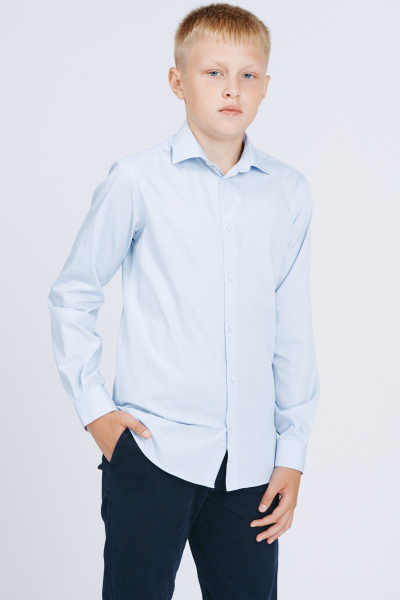 Рубашка Nadex 41-104411/202-25 светло-голубой - фото 2