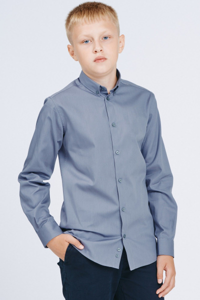 Рубашка Nadex 41-104511/202-25 темно-серый - фото 3