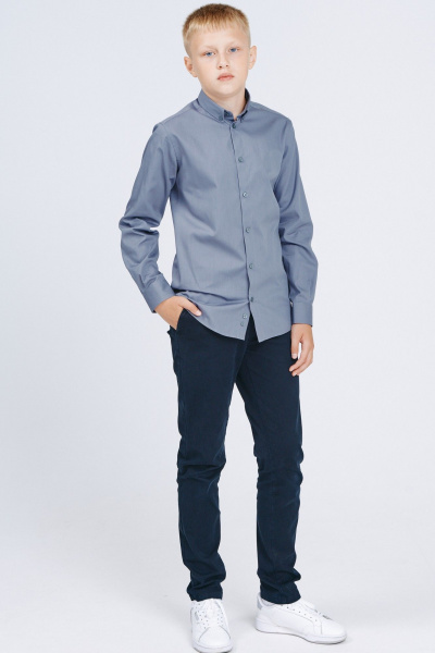 Рубашка Nadex 41-104511/202-25 темно-серый - фото 2