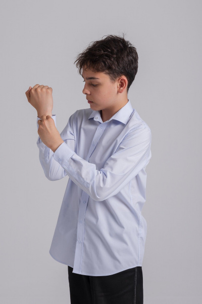 Рубашка Nadex 41-104812/202-25 светло-голубой - фото 6