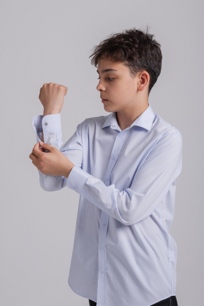 Рубашка Nadex 41-104812/202-25 светло-голубой - фото 4