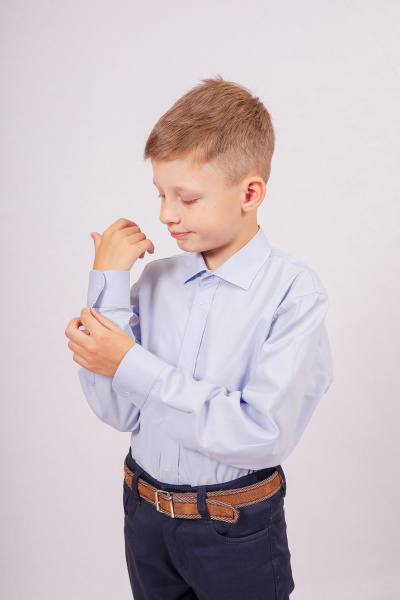 Рубашка Nadex 42-103712/202-25 светло-голубой - фото 4