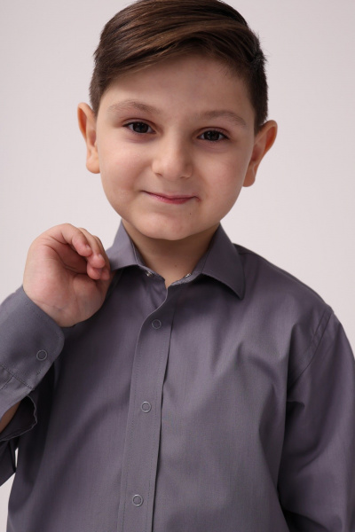 Рубашка Nadex 42-103712/202-25 темно-серый - фото 5