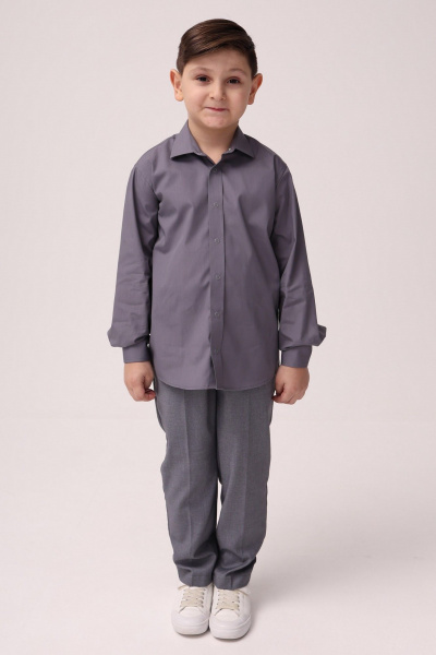 Рубашка Nadex 42-103712/202-25 темно-серый - фото 2