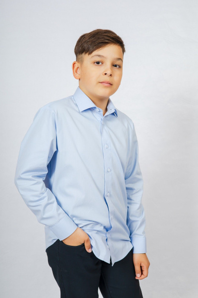 Рубашка Nadex 42-103812/202-25 светло-голубой - фото 7
