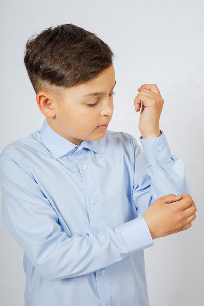 Рубашка Nadex 42-103812/202-25 светло-голубой - фото 4