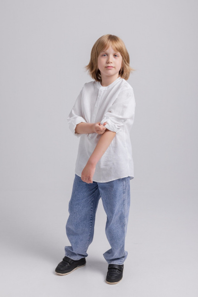 Рубашка Nadex 42-117132/111-25 белый - фото 6