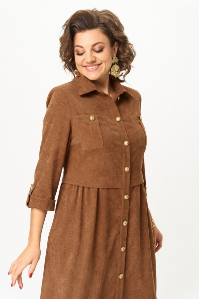Платье Svetlana-Style 2137 коричневый - фото 6