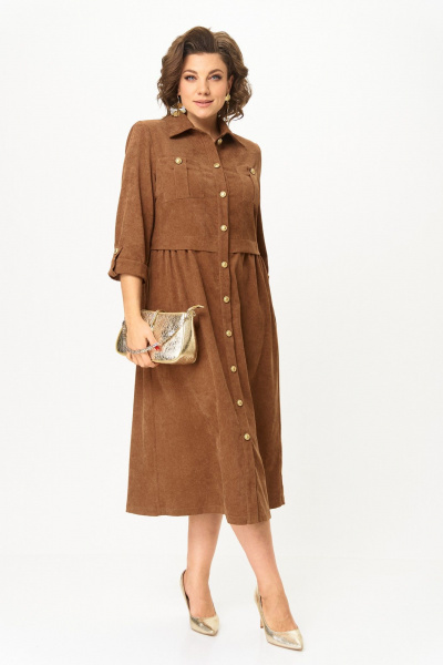 Платье Svetlana-Style 2137 коричневый - фото 1