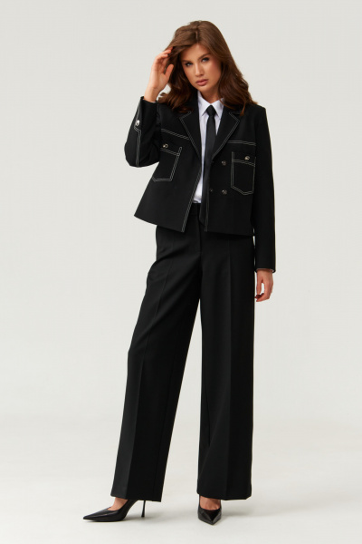 Жакет Панда 104030 черный - фото 2