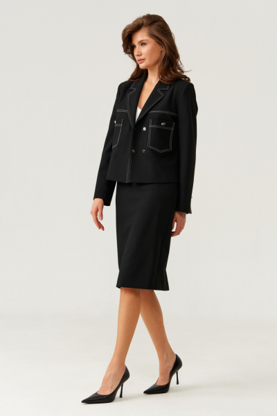 Жакет Панда 104030 черный - фото 5