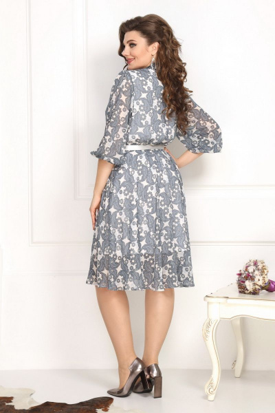Платье Solomeya Lux 782 серый - фото 4