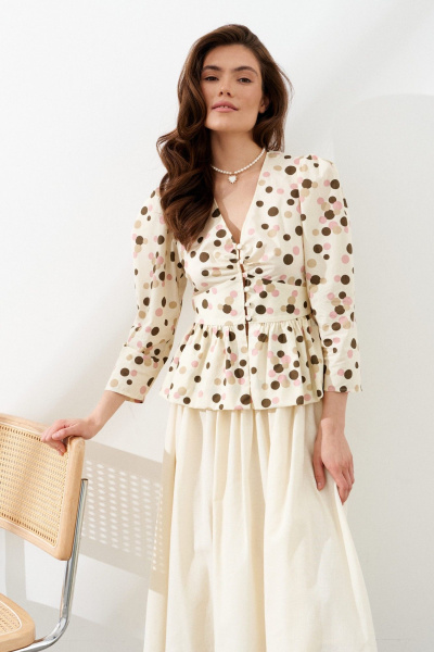 Блуза C. of PAPAYA NEW 1789 мультиколор - фото 4