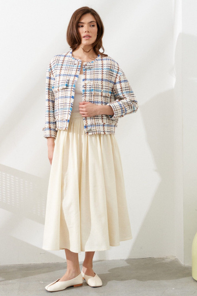 Юбка C. of PAPAYA NEW 1783 сливочный - фото 3