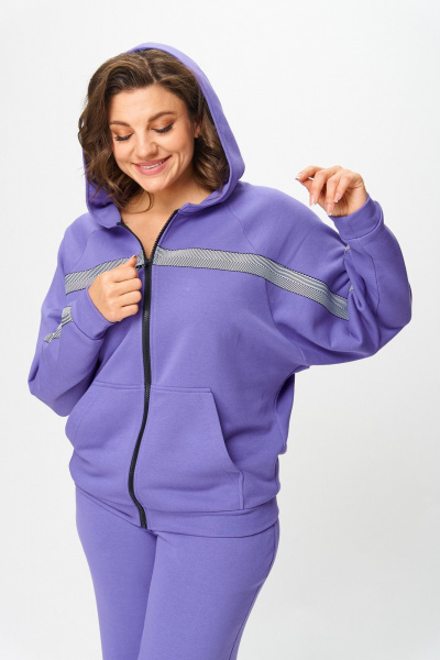 Брюки, худи Michel chic 1356/1 лаванда - фото 5