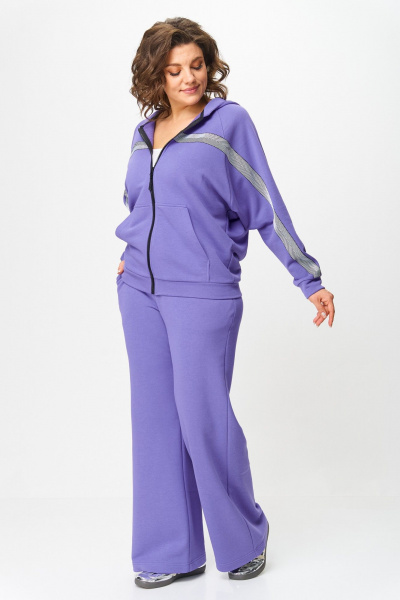 Брюки, худи Michel chic 1356/1 лаванда - фото 2