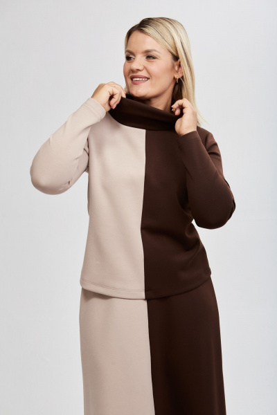 Джемпер, юбка Takka Plus 25-252 - фото 9